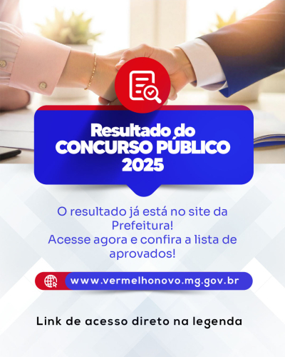 RESULTADO OFICIAL APROVADOS CONCURSO 2025