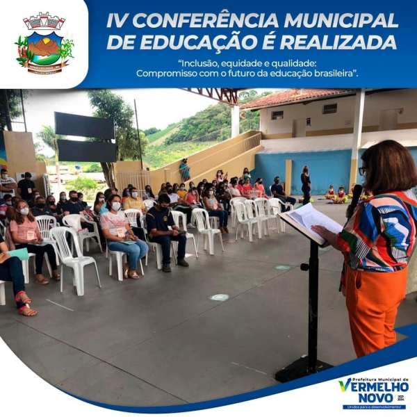 IV CONFERÊNCIA MUNICIPAL DE EDUCAÇÃO É REALIZAADA.